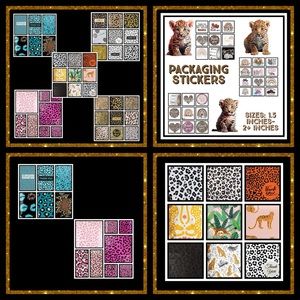 Poly Mailers 10x13 leopard/cheetah bundle